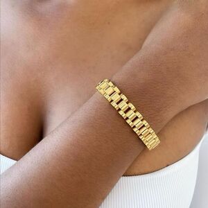 Link chain bracelet Q295